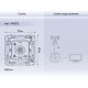 Механизм TV розетки оконечной 50-870 MHz 1dB Ambrella Volt Quant VM202