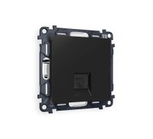 Комплект механизма телефонной розетки RJ-11(4P4C) со шторкой Ambrella Volt Alfa MA812030