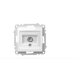 Розетка для TV с экраном (концевая) ELBI Zena Vega 609-015600-273