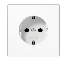 Розетка 2K+З со шторками Jung LS1520KIWW