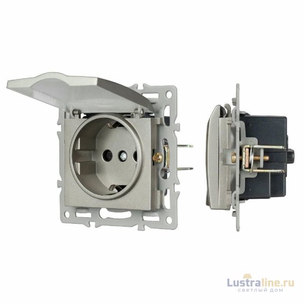 Механизм розетки влагозащищенный Arlight SCT-MCP-PL-GR (250V, 16A) 043747