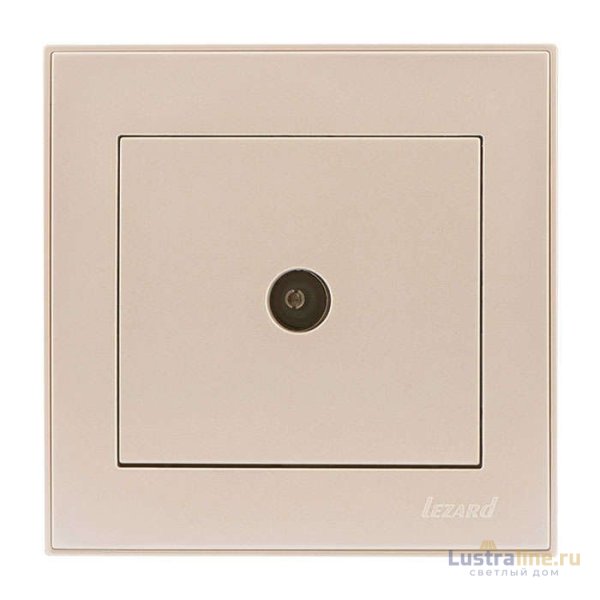 Розетка ТВ проходная Lezard Rain 703-0303-129