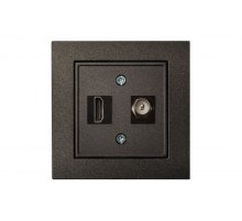 Розетка HDMI и TV Liregus Epsilon 28-1132