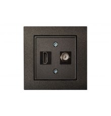 Розетка HDMI и TV Liregus Epsilon 28-1132
