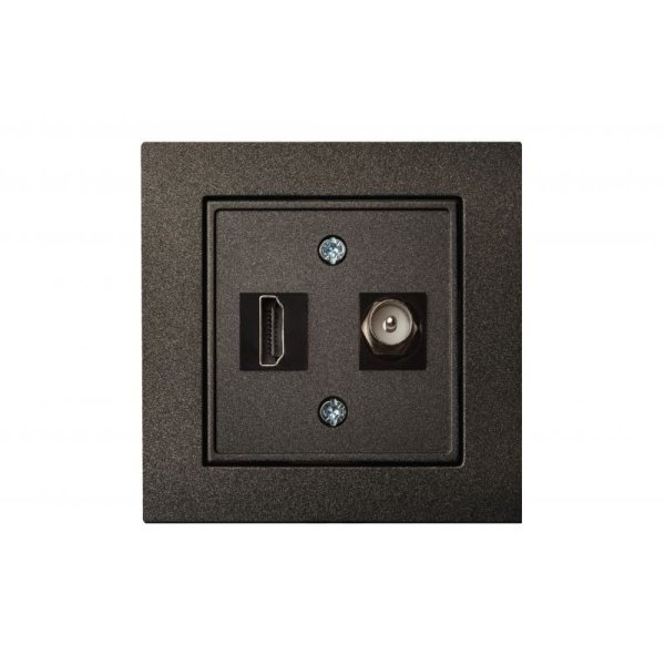 Розетка HDMI и TV Liregus Epsilon 28-1132