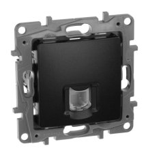 Розетка телефонная RJ11 Legrand Etika антрацит 672640