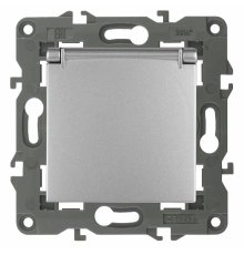Розетка 2P+E Schuko со шторками с крышкой Эра 14-2103-03 Б0034280