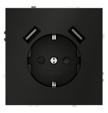Розетка с USB, А+А Voltum S70 VLS040408
