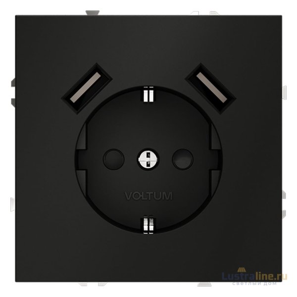 Розетка с USB, А+А Voltum S70 VLS040408