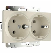 Розетка двойная с заземлением Werkel 4690389192142 W1172062 a062427