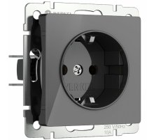 Розетка с заземлением Werkel 4690389197505 W1171044 a064090