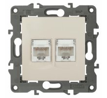 Розетка 2хRJ45 Эра 14-3108-02 Б0034309
