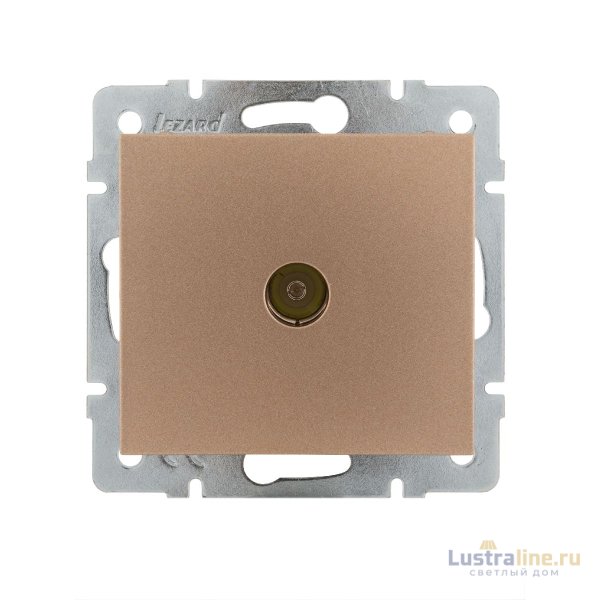 Розетка ТВ оконечная Lezard Rain 703-3188-130