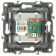 Розетка комбинированная RJ45+TV Эра 12-3110-01 Б0027441