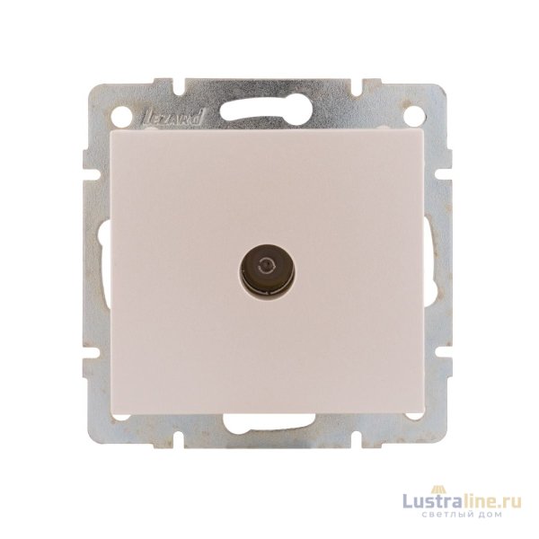 Розетка ТВ оконечная Lezard Rain 703-3088-130