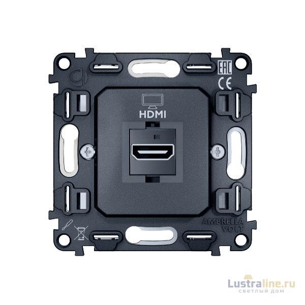Механизм розетки HDMI 2.0 40V/500mA 2.0GHz 5-18Gbit/s Ambrella Volt Quant VM222