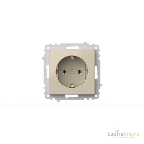 Розетка с заземлением ELBI Zena Vega 609-010300-217 Розетка с заземлением ELBI Zena Vega 609-010300-217