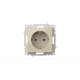 Розетка с заземлением ELBI Zena Vega 609-010300-217