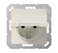 Розетка 2K+З с крышкой Jung AS1520KL Розетка 2K+З с крышкой Jung AS1520KL
