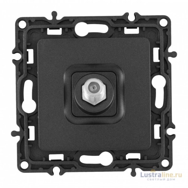 Розетка спутниковая SAT TV Arte Milano 217.42-1.black