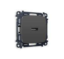Комплект механизма розетки HDMI 2.0 40V/500mA 2.0GHz 5-18Gbit/s Ambrella Volt Omega MO914010
