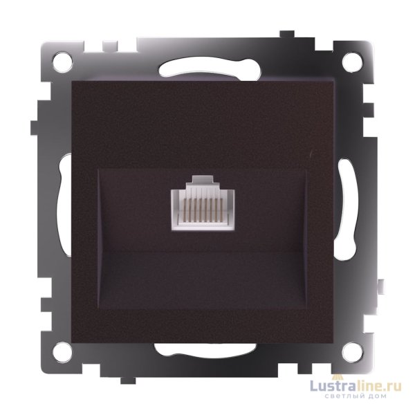 Розетка компьютерная 1-местная RJ-45 Stekker Катрин GLS00-7107-04 49023