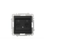Розетка компьютерная двухместная ( Cat 6) ELBI Zena Vega 609-014800-248