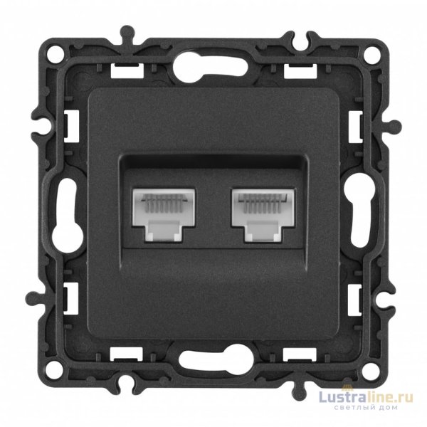 Розетка RJ45 Arte Milano 217.45-2.black