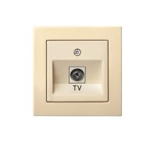 Розетка телевизионная (TV) F-разъем Liregus Epsilon 28-072