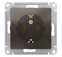 Розетка с заземлением Schneider Electric Atlas design ATN000643