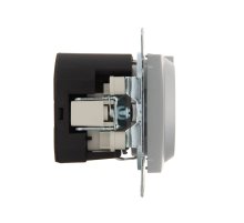 Розетка с/з + USB Lezard Karina 707-4388-181