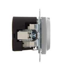Розетка с/з + USB Lezard Karina 707-4388-181