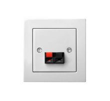 Аудио розетка одноместная Liregus Epsilon 28-036