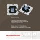 Розетка RJ45 Arte Milano 206.45-1.black