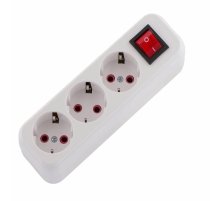 Колодка с/з с выключателем Lezard Lila 720-0300-302