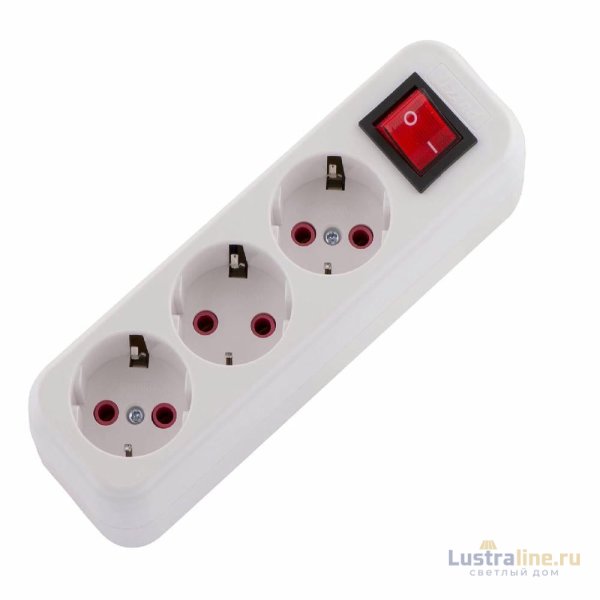 Колодка с/з с выключателем Lezard Lila 720-0300-302