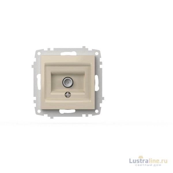 Розетка для TV с экраном (проходная) ELBI Zena Vega 609-010300-272
