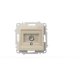 Розетка для TV с экраном (проходная) ELBI Zena Vega 609-010300-272
