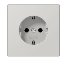 Розетка 2K+З со шторками Jung LS1520KILG