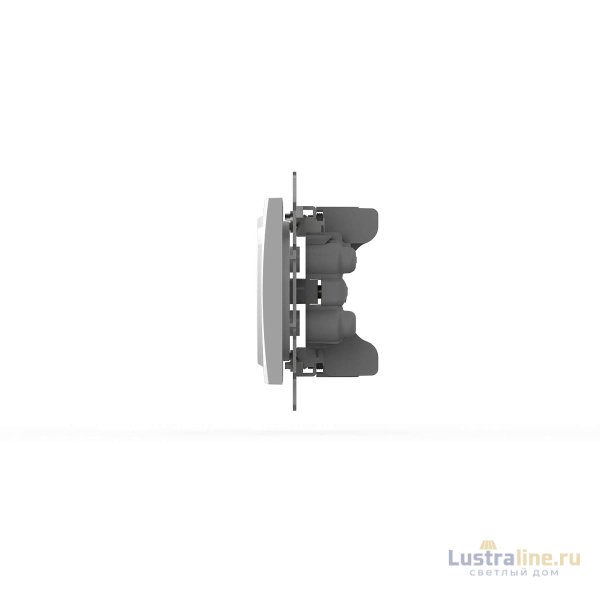 Розетка двухместная без заземления ELBI Zena Vega 609-015600-908