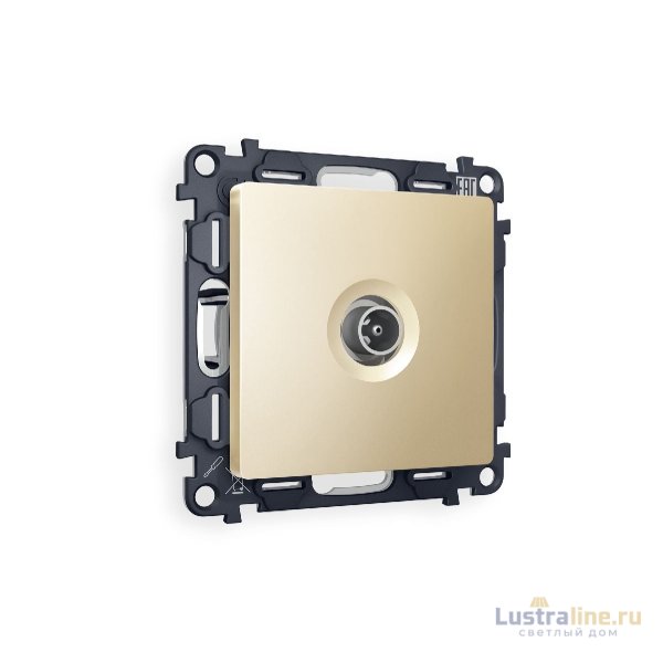 Комплект механизма TV розетки оконечной 50-870 MHz 1dB Ambrella Volt Alfa MA613010