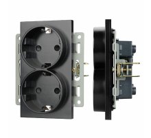 Механизм электрической розетки Arlight SCT-MEUD-PL-BK (250V, 16A) 043765
