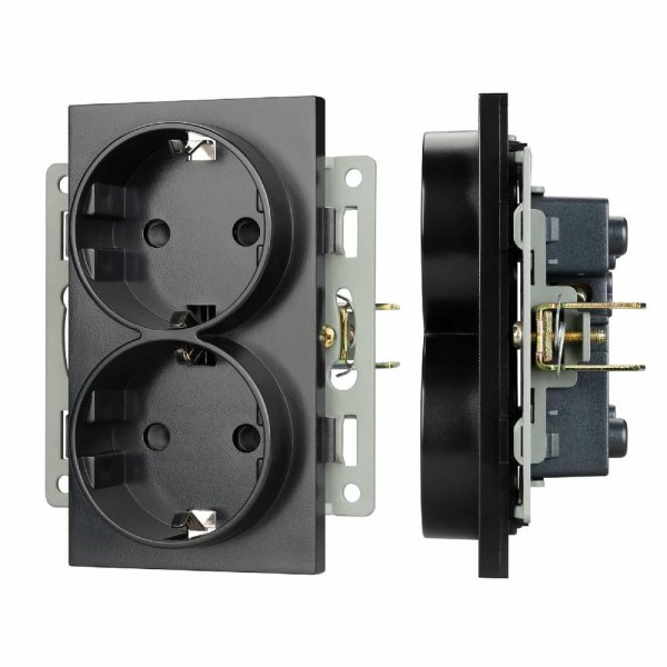 Механизм электрической розетки Arlight SCT-MEUD-PL-BK (250V, 16A) 043765