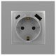 Розетка со шторками с USB type-A+C Эра Elegance 14-4108-03 Б0067741