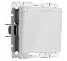 Розетка с заземлением, крышкой и шторками Werkel 4690389197338 W1171241 a064013