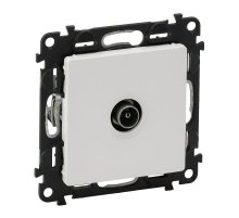 Розетка TV проходная Legrand Valena Life белая 753461