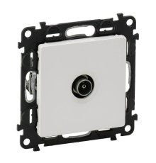 Розетка TV проходная Legrand Valena Life белая 753461