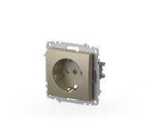 Розетка с заземлением и защитой от детей ELBI Zena Vega 609-011400-243