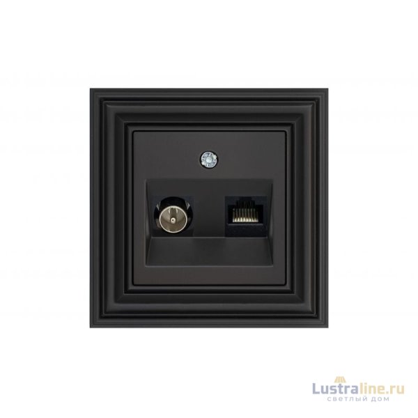Розетка телевизионная и компьютерная (TV+Rj45) Liregus Epsilon 29-234