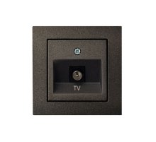 Розетка телевизионная (TV) F-разъем Liregus Epsilon 28-112